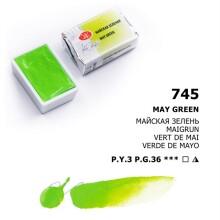 St. Petersburg White Nights Extra-Fine Tam Tablet Sulu Boya 2.5 ml May Green 745 - St. Petersburg