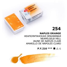 St. Petersburg White Nights Extra-Fine Tam Tablet Sulu Boya 2.5 ml Naples Orange 254 - St. Petersburg