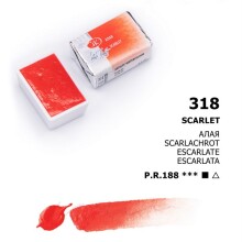 St. Petersburg White Nights Extra-Fine Tam Tablet Sulu Boya 2.5 ml Scarlet 318 - St. Petersburg