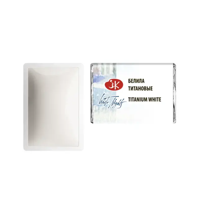 St. Petersburg White Nights Extra-Fine Tam Tablet Sulu Boya 2.5 ml Titanium White 101 - 1