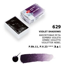 St. Petersburg White Nights Extra-Fine Tam Tablet Sulu Boya 2.5 ml Violet Shadows 629 - St. Petersburg