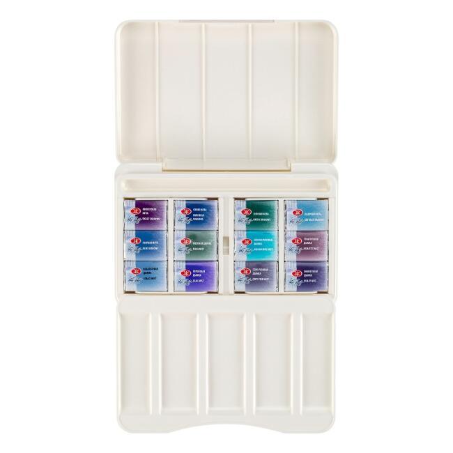 St. Petersburg White Nights Extra-Fine Tam Tablet Sulu Boya 2.5ml 12’li Granulation Set - 2