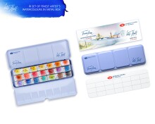 St. Petersburg White Nights Extra-Fine Tam Tablet Sulu Boya 2.5 ml 21’li Metal Kutu Set 191201562 - 3