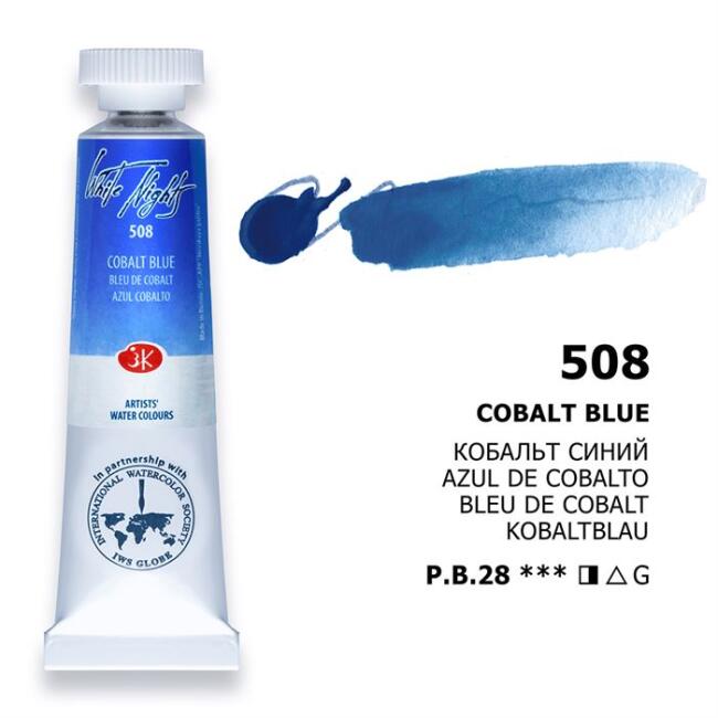 St. Petersburg White Nights Extra-Fine Tüp Sulu Boya 10 ml Cobalt Blue 508 - 1