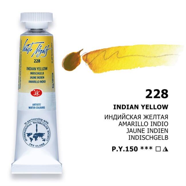 St. Petersburg White Nights Extra-Fine Tüp Sulu Boya 10 ml Indian Yellow 228 - 1