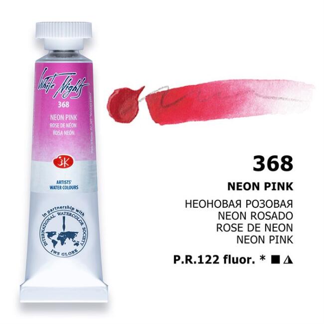 St. Petersburg White Nights Extra-Fine Tüp Sulu Boya 10 ml Neon Pink 368 - 1