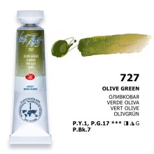 St. Petersburg White Nights Extra-Fine Tüp Sulu Boya 10 ml Olive Green 727 - St. Petersburg