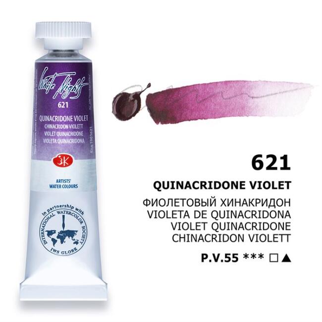 St. Petersburg White Nights Extra-Fine Tüp Sulu Boya 10 ml Quinacridone Violet 621 - 1