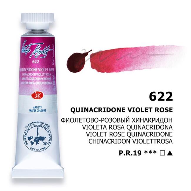 St. Petersburg White Nights Extra-Fine Tüp Sulu Boya 10 ml Quinacridone Violet Rose 622 - 1