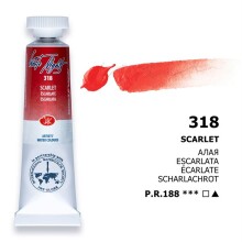 St. Petersburg White Nights Extra-Fine Tüp Sulu Boya 10 ml Scarlet 318 - 1