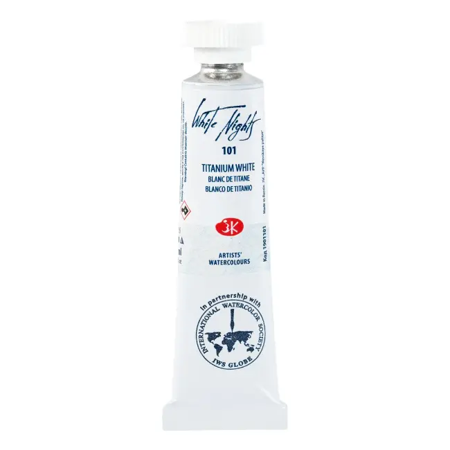 St. Petersburg White Nights Extra-Fine Tüp Sulu Boya 10 ml Titanium White 101 - 1