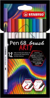 Stabilo Arty Brush 68 Set 12 Renk - 2