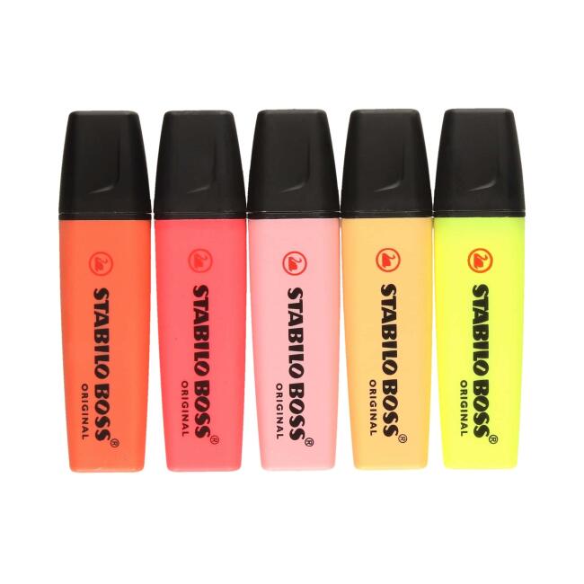 Stabilo Boss Fosforlu Kalem Seti 5’li Sıcak Renkler - 2