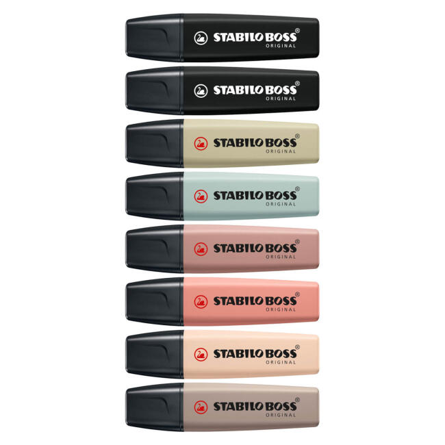 Stabilo Boss Original Fosforlu Kalem Seti 6+2li Nature Colors 70.8-2-1 - 3