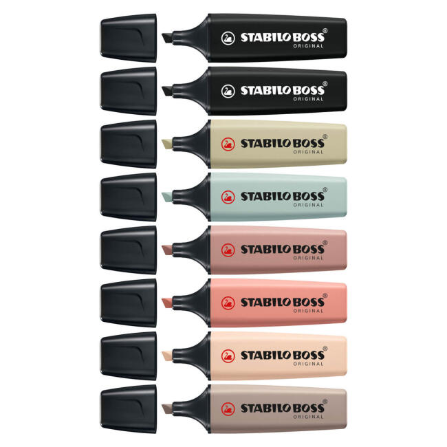 Stabilo Boss Original Fosforlu Kalem Seti 6+2'li Nature Colors 70.8-2-1 - 2