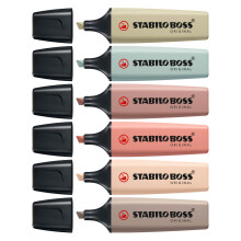 Stabilo Boss Original Fosforlu Kalem Seti 6'lı Nature Colors 70.6-2-2 - 3