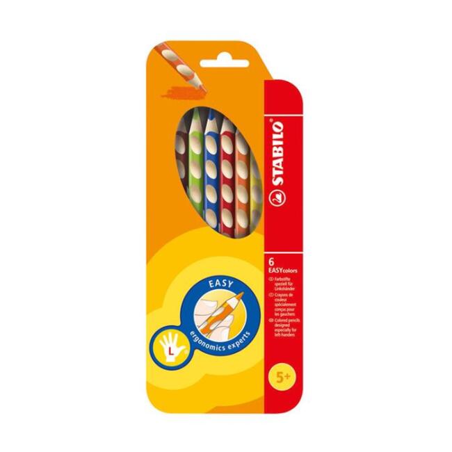 Stabilo Easycolors Sol El Kuru Boya Kalem Seti 6’lı - 1