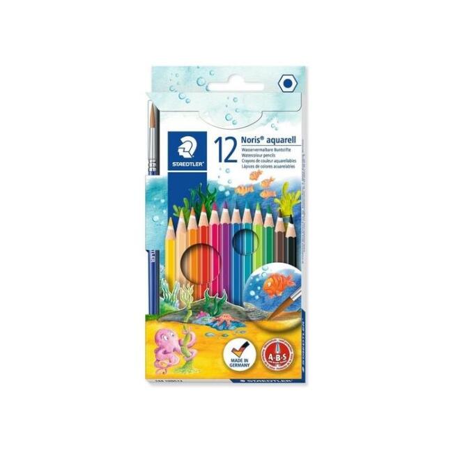 Staedtler 12’li Norıs Aquarell Kuru Boya Kalemi - 1