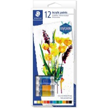 Staedtler Akrilik Boya 12 ml 12 Renk C12 - Staedtler