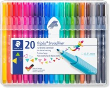 Staedtler Broadliner Triplus 0.8 mm 20’li Set - 4