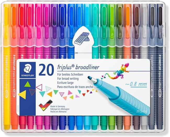Staedtler Broadliner Triplus 0.8 mm 20’li Set - 4