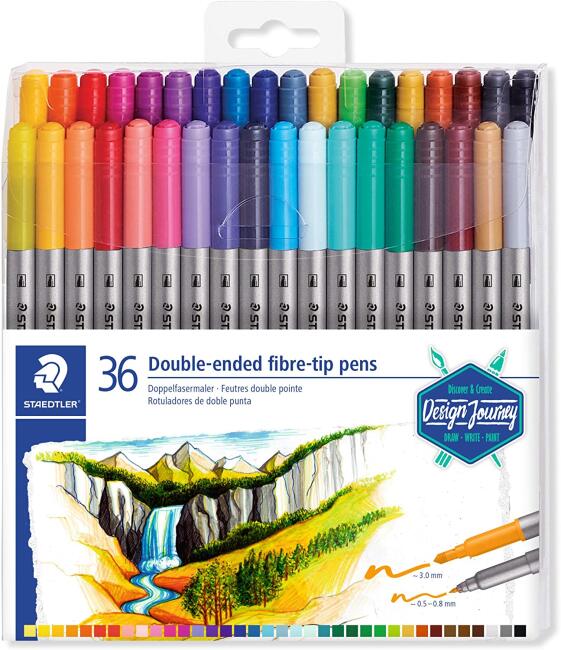 Staedtler Çift Uçlu Keçeli Kalem 36’lı N:3200 Tb36 - 3