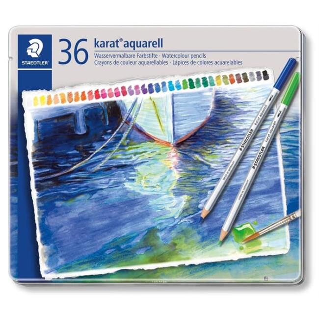 Staedtler Karat Aquarell Sulandırılabilir Kuru Boya 36’lı Set - 2