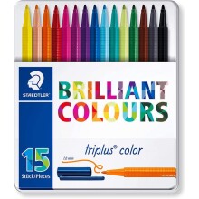 Staedtler Keçeli Kalem Trıplus 15Lı Metal Kutu N:323 M15 - 1