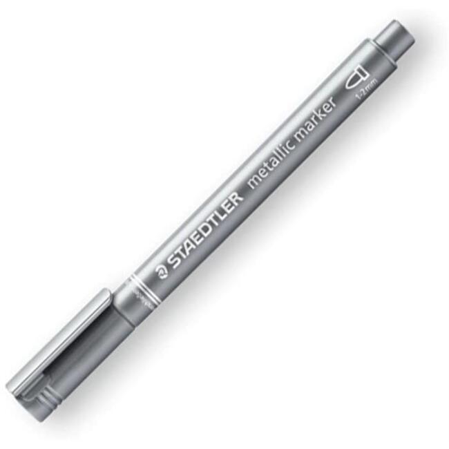 Staedtler Metalik Marker Gümüş - 1