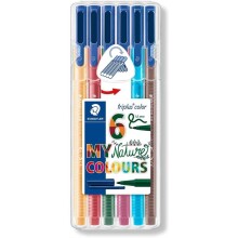 Staedtler Triplus 1 mm Natural 6’lı Set - Staedtler