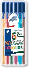 Staedtler Triplus 1 mm Natural 6’lı Set - Staedtler (1)