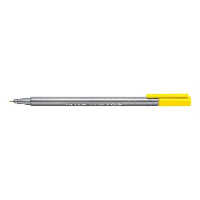 Staedtler Triplus Üçgen Fineliner Kalem 0.3 mm Sarı - 1