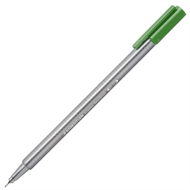Staedtler Triplus Üçgen Fineliner Kalem 0.3 mm Yaprak Yeşil - 1