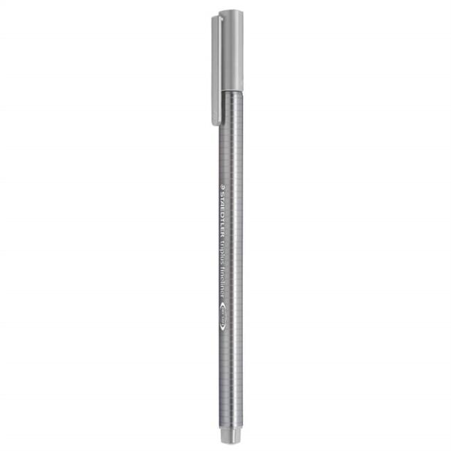 Staedtler Üçgen Fineliner 0.3 mm Açık Gri - 1