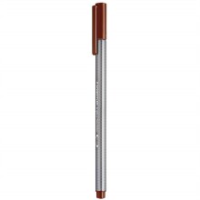 Staedtler Üçgen Fineliner 0,3 mm Kahverengi - Staedtler