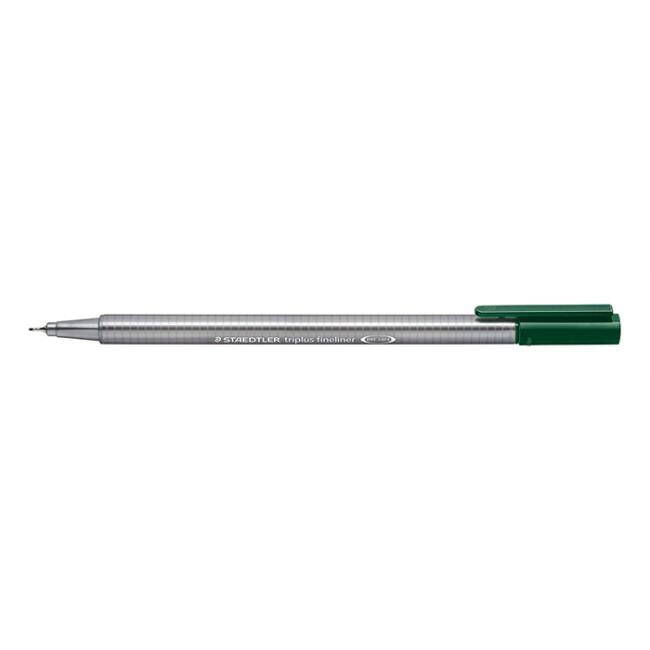 Staedtler Üçgen Fineliner 0.3 mm Koyu Toprak Yeşil - 1