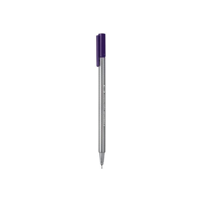 Staedtler Üçgen Fineliner 0.3 mm Mürdüm - 1