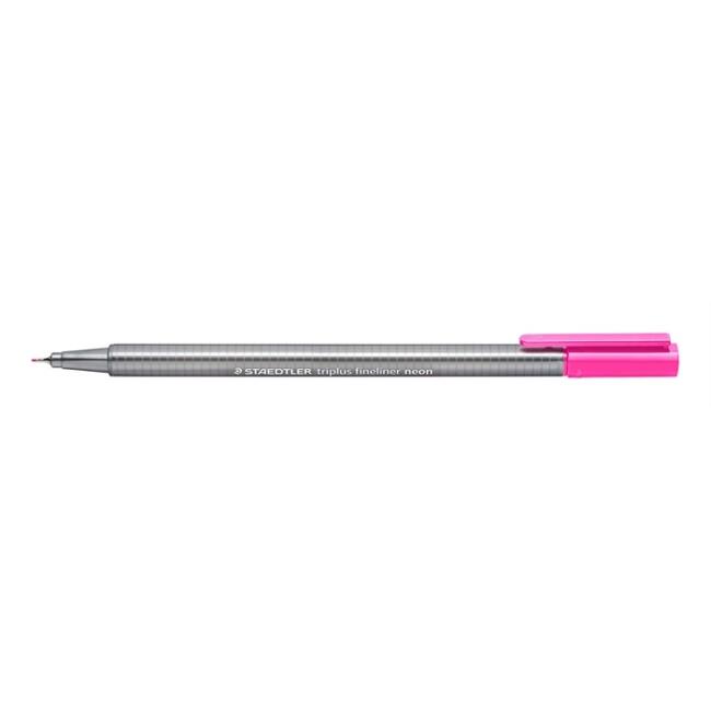 Staedtler Üçgen Fineliner 0.3 mm Neon Pembe - 1