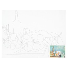 St. Petersburg Sonnet Desenli Pres Tuval 30x40 cm Still Life 2 DK13701-C - St. Petersburg (1)