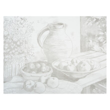 St. Petersburg Sonnet Desenli Tuval 30x40 cm Still Life DK13701-G - 3