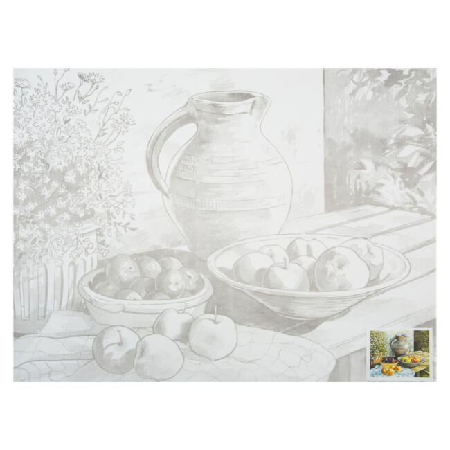 St. Petersburg Sonnet Desenli Tuval 30x40 cm Still Life DK13701-G - 2