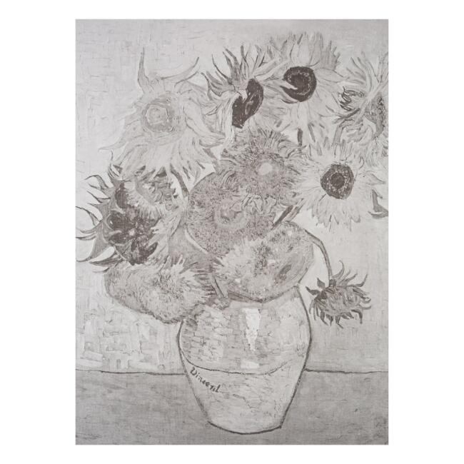 St. Petersburg Sonnet Desenli Tuval 30x40cm Sunflowers 142781 - 1