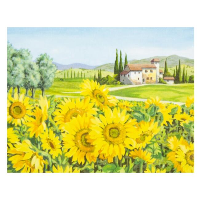 St. Petersburg Sonnet Desenli Tuval 30x40 cm Sunflowers DK13701-F - 1