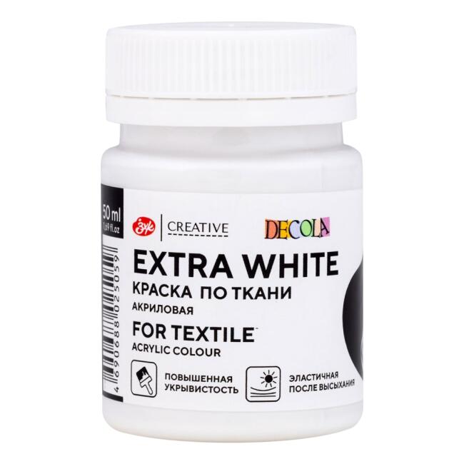 St. Petersburg Decola Kumaş Boyası 50 ml Extra White 4128110 - 1