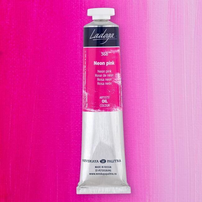 St. Petersburg Ladoga Yağlı Boya 46 ml Neon Rose 368 - 2