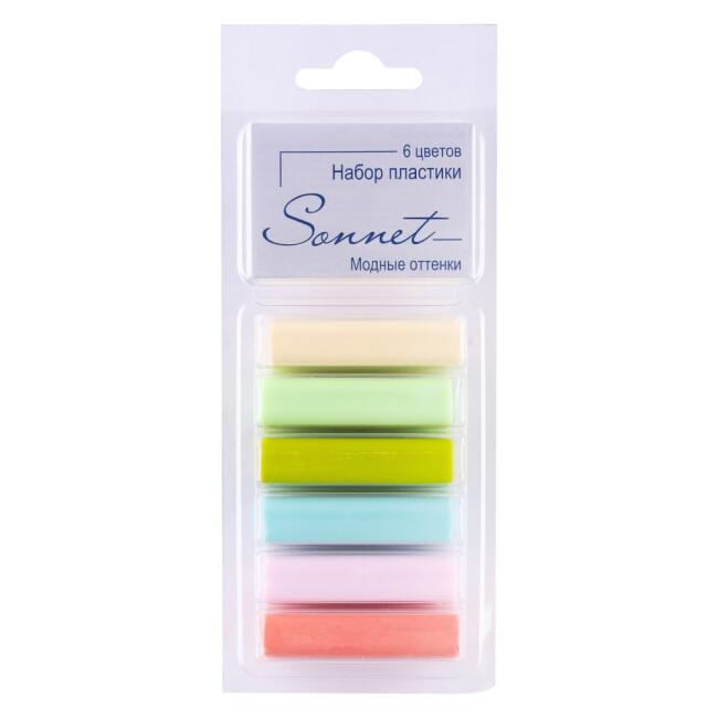 St. Petersburg Sonnet Modelleme Hamuru 120gr 6’lı Fashion Shades Set 591031007 - 1