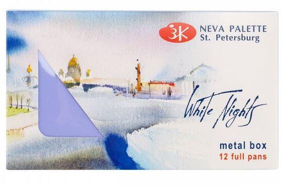 St. Petersburg White Nights Extra-Fine Tam Tablet Sulu Boya 2.5 ml 12’li Metal Kutu 191201561 - 1