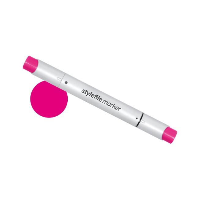 Stylefile Marker Fırça Uçlu Kalem 458 Vivid Reddish Purple - 1
