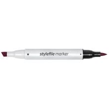 Stylefile Marker Fırça Uçlu Kalem 458 Vivid Reddish Purple - STYLEFILE (1)
