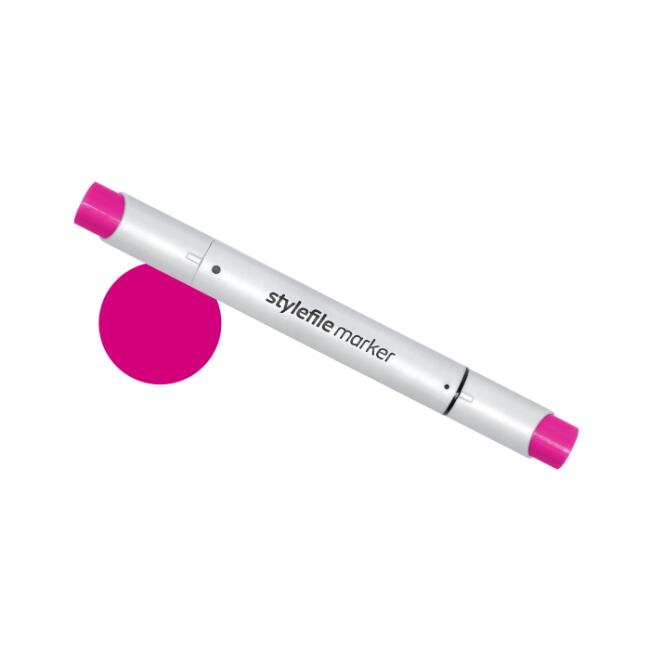Stylefile Marker Fırça Uçlu Kalem 460 Azalea Purple - 1